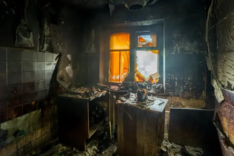Fire Damage Cleanup professionals at work in Jersey City near 07097